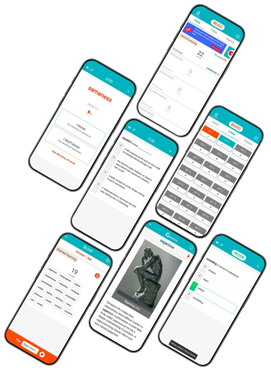 Vocab App Mockup