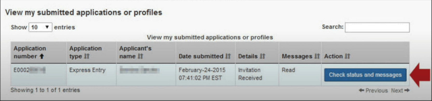 Submitted profile 1